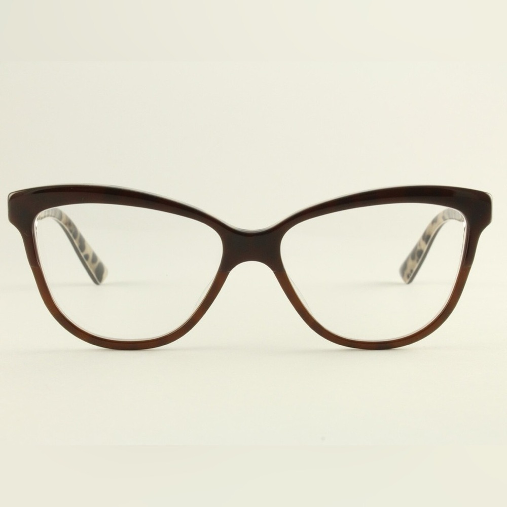 Dolce & Gabbana DG 3229 2881 Brown Leopard Cat Eyeglasses